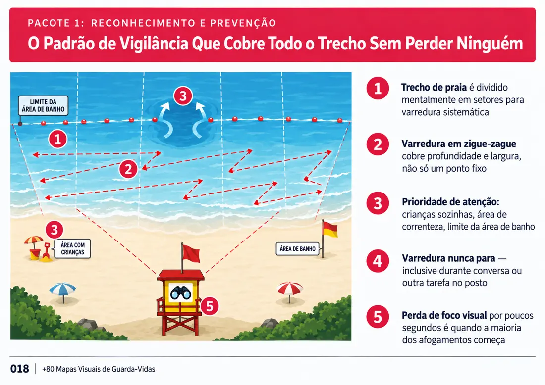 Mapa 018: O Padrão de Vigilância Que Cobre Todo o Trecho