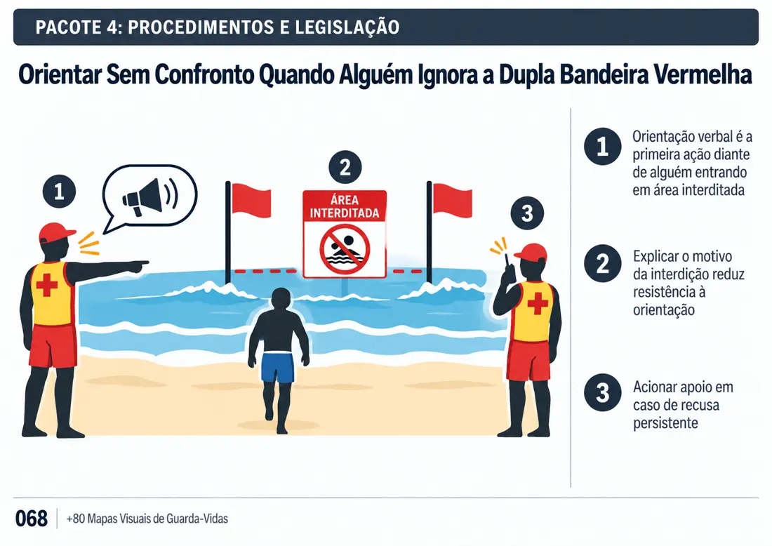 Mapa 068: Orientar Sem Confronto Quando Alguém Ignora a Dupla Bandeira Vermelha