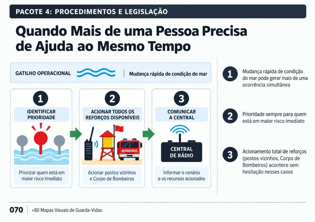 Mapa 070: Quando Mais de uma Pessoa Precisa de Ajuda ao Mesmo Tempo